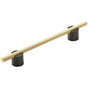 Amerock - Transcendent Pull - Matte Black,Matte Gold