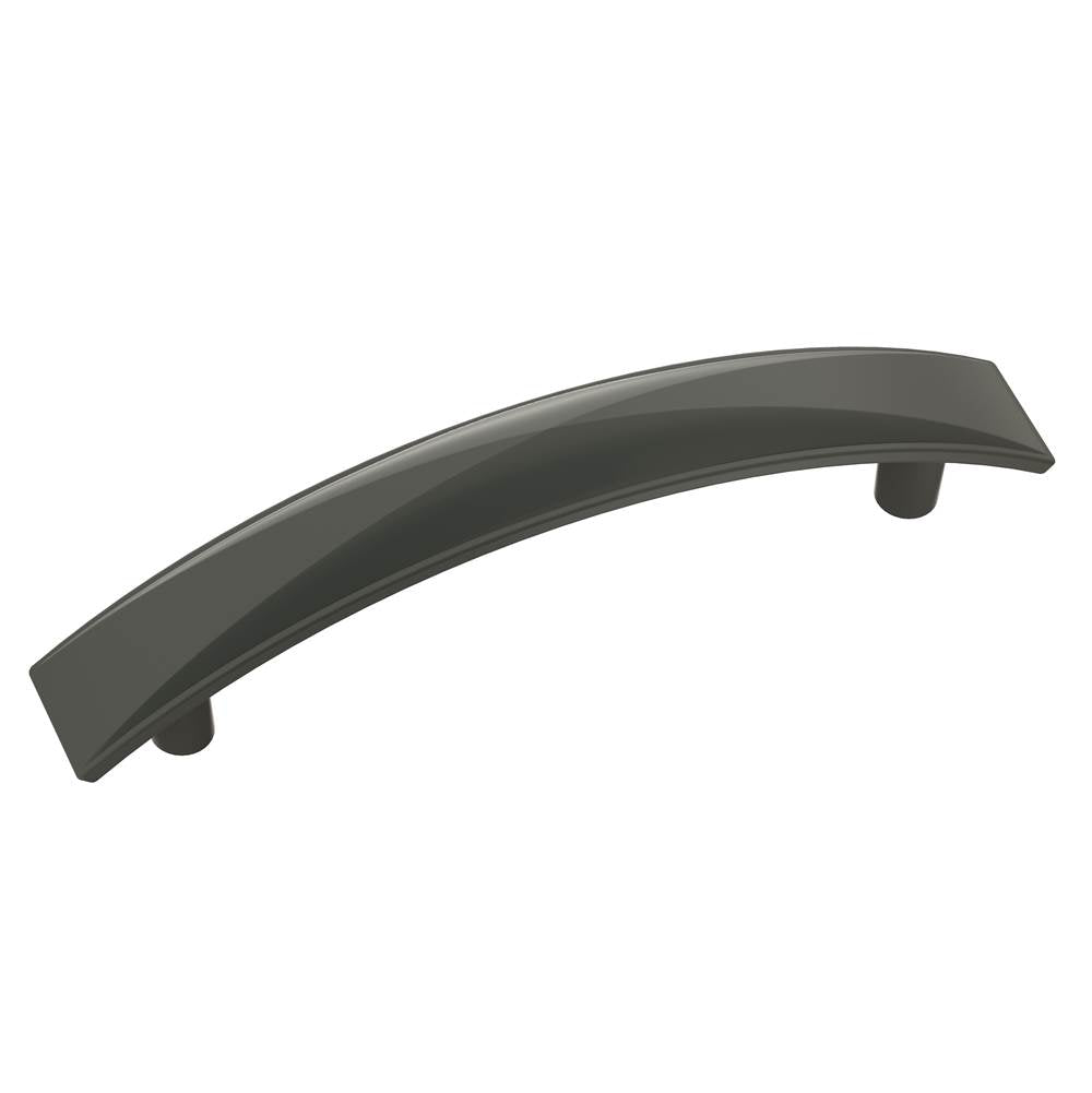 Amerock - Extensity 3-3/4 in (96 mm) Center-to-Center Matte Black Cabinet Pull - Matte Black