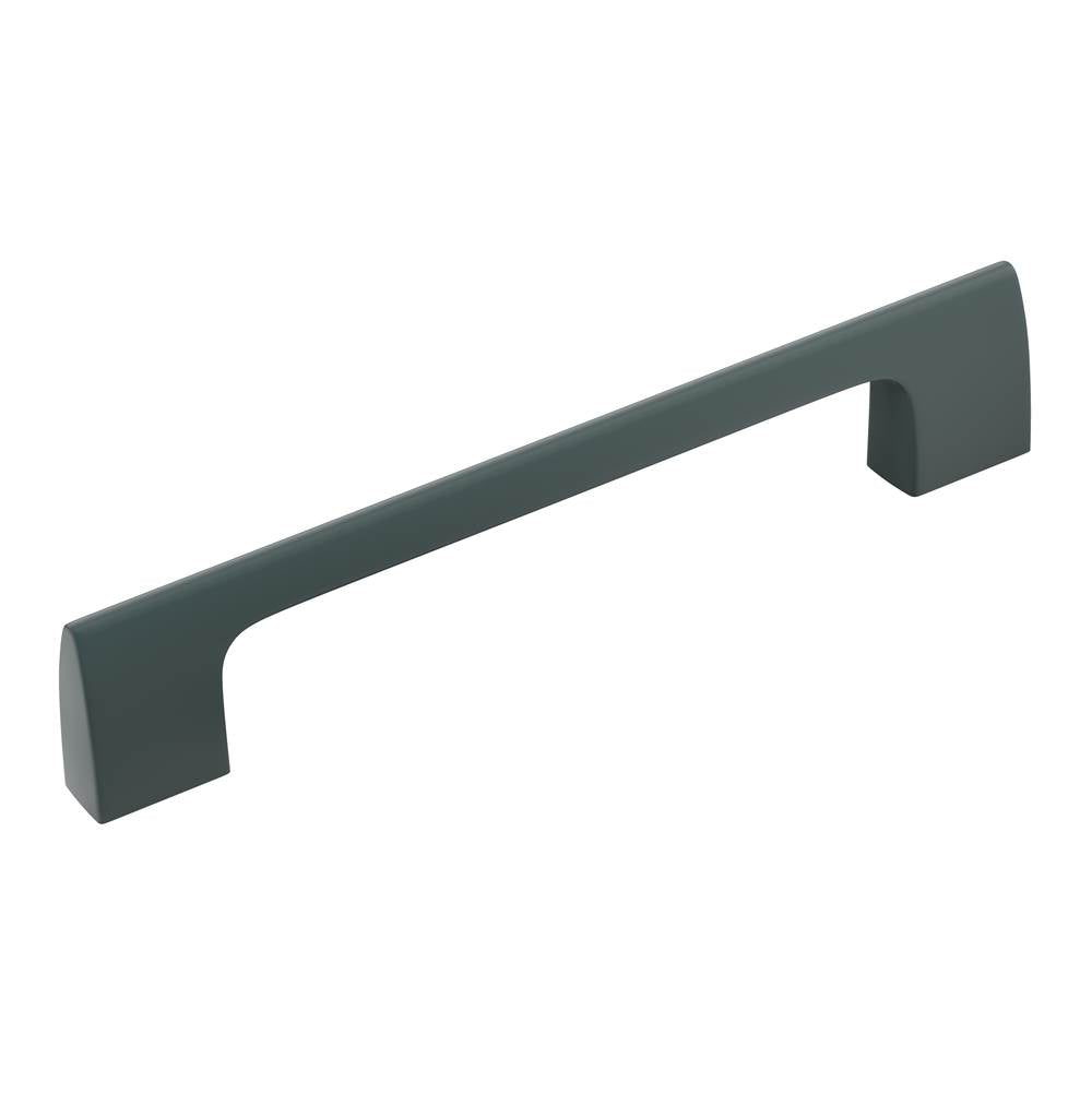 Amerock - Riva 5-1/16 in (128 mm) Center-to-Center Matte Black Cabinet Pull - Matte Black