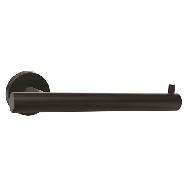 Amerock - Arrondi Single Post Tissue Roll Holder in Matte Black - Matte Black