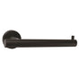 Amerock - Arrondi Single Post Tissue Roll Holder in Matte Black - Matte Black
