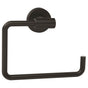 Amerock - Arrondi 6-7/16 in (164 mm) Length Towel Ring in Matte Black - Matte Black