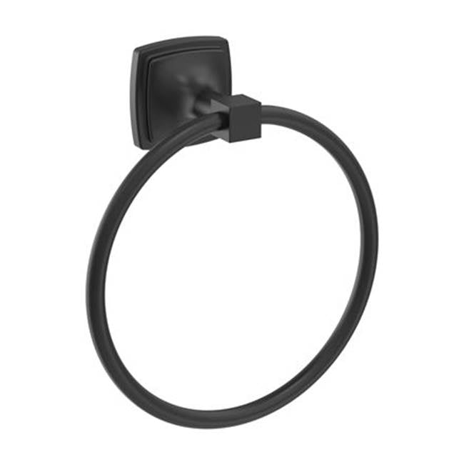 Amerock - Stature Towel Ring - Matte Black