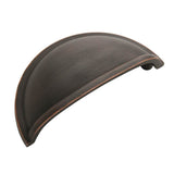 Amerock - Cup Pulls 3 in (76 mm) Center-to-Center Oil-Rubbed Bronze Cabinet Cup Pull - Oil Rubbed Bronze
