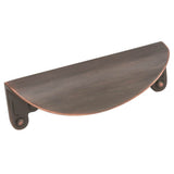 Amerock - Inspirations 3 in (76 mm) Center-to-Center Oil-Rubbed Bronze Cabinet Cup Pull - Oil Rubbed Bronze