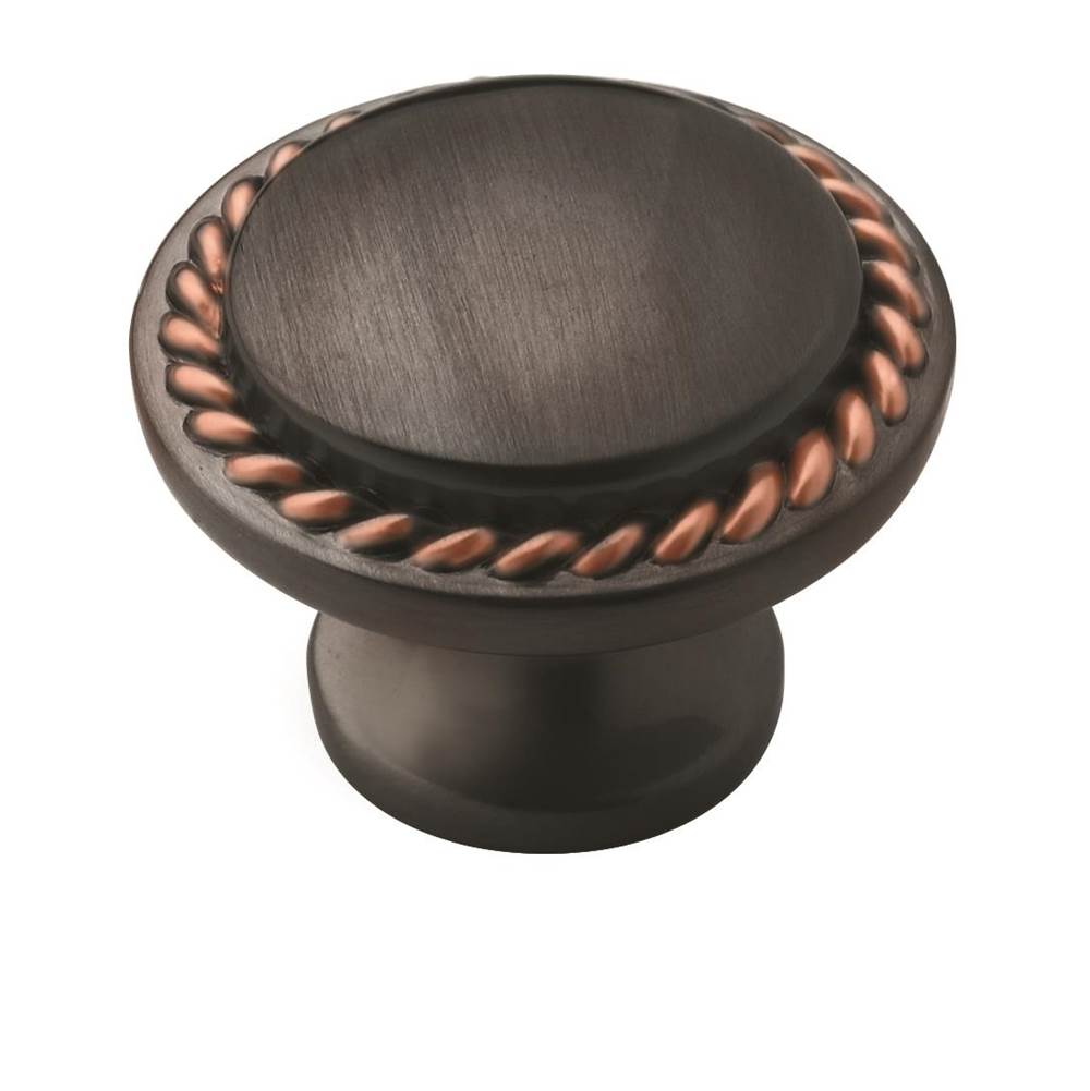 Amerock - Allison Value 1-3/16 in (30 mm) Diameter Oil-Rubbed Bronze Cabinet Knob - Oil Rubbed Bronze