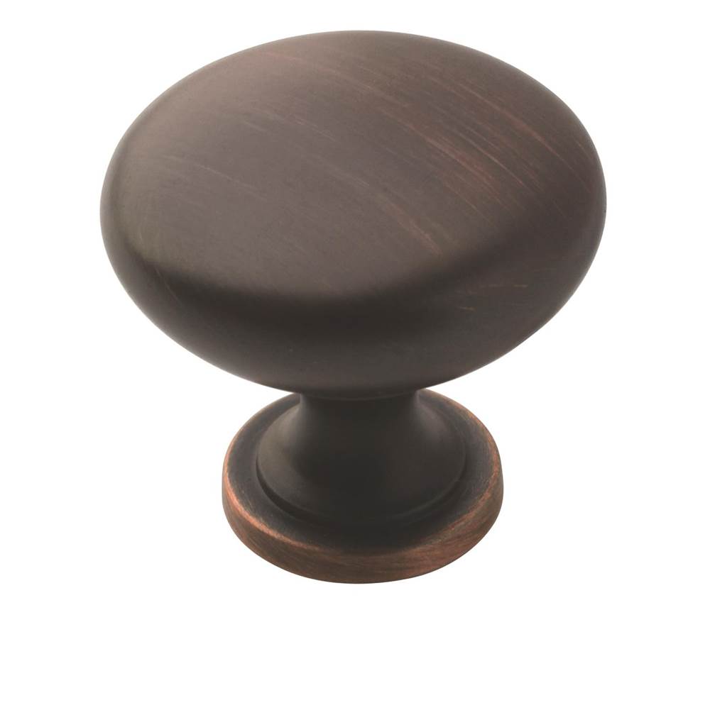 Amerock - Allison Value 1-1/4 in (32 mm) Diameter Oil-Rubbed Bronze Cabinet Knob - Oil Rubbed Bronze