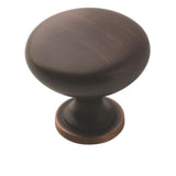 Amerock - Allison Value 1-1/4 in (32 mm) Diameter Oil-Rubbed Bronze Cabinet Knob - Oil Rubbed Bronze