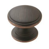 Amerock - Allison Value 1-1/4 in (32 mm) Diameter Oil-Rubbed Bronze Cabinet Knob - Oil Rubbed Bronze