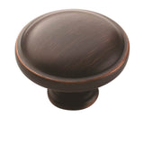 Amerock - Allison Value 1-1/4 in (32 mm) Diameter Oil-Rubbed Bronze Cabinet Knob - Oil Rubbed Bronze