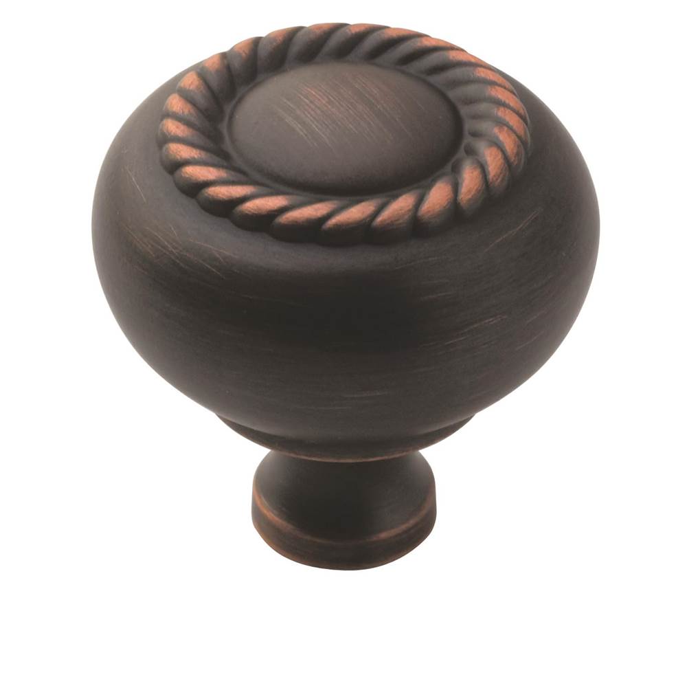 Amerock - Allison Value 1-1/4 in (32 mm) Diameter Oil-Rubbed Bronze Cabinet Knob - Oil Rubbed Bronze