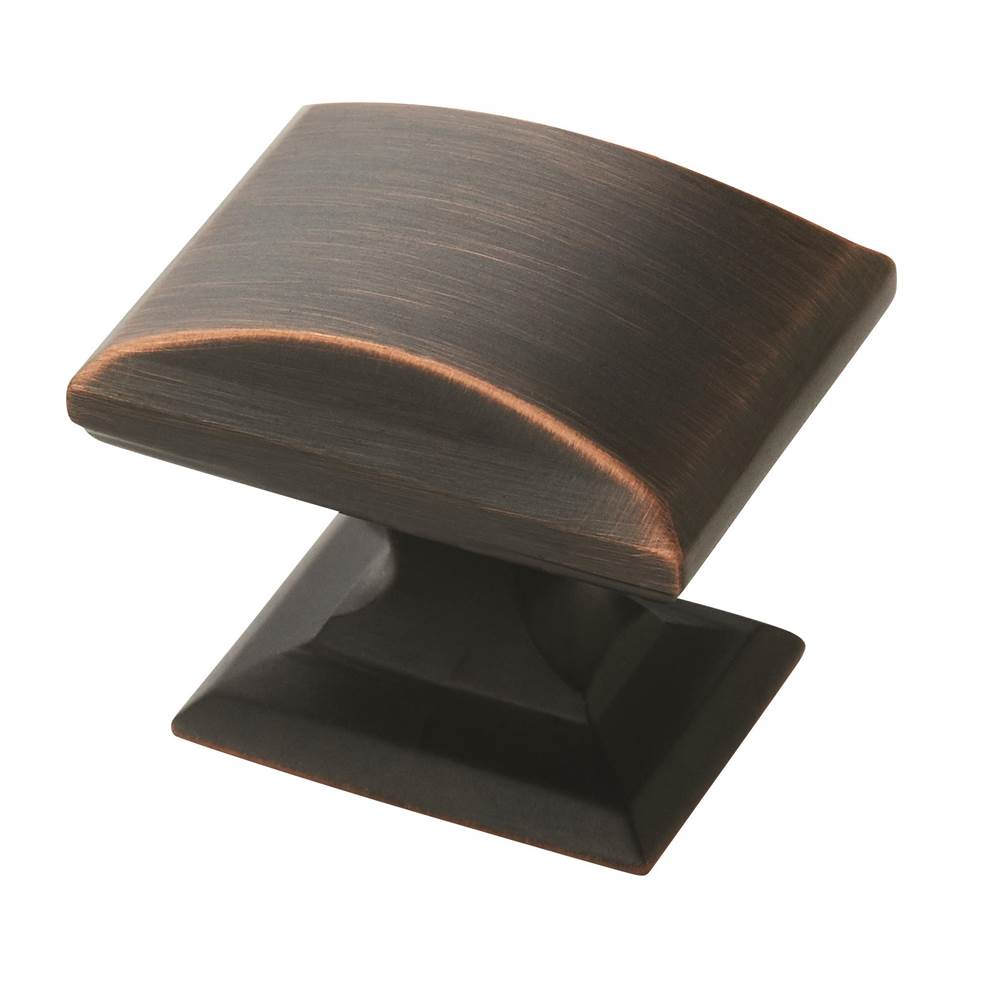 Amerock - Candler 1-1/4 in (32 mm) Length Oil-Rubbed Bronze Cabinet Knob - Oil Rubbed Bronze