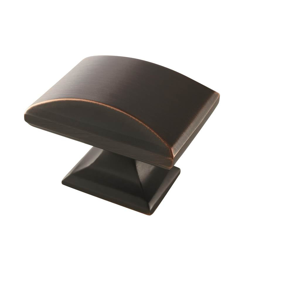 Amerock - Candler 1-1/2 in (38 mm) Length Oil-Rubbed Bronze Cabinet Knob - Oil Rubbed Bronze