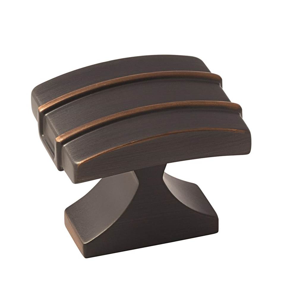 Amerock - Davenport 1-1/2 in (38 mm) Length Oil-Rubbed Bronze Cabinet Knob - Oil Rubbed Bronze