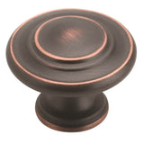 Amerock - Inspirations 1-5/16 in (33 mm) Diameter Oil-Rubbed Bronze Cabinet Knob - Oil Rubbed Bronze