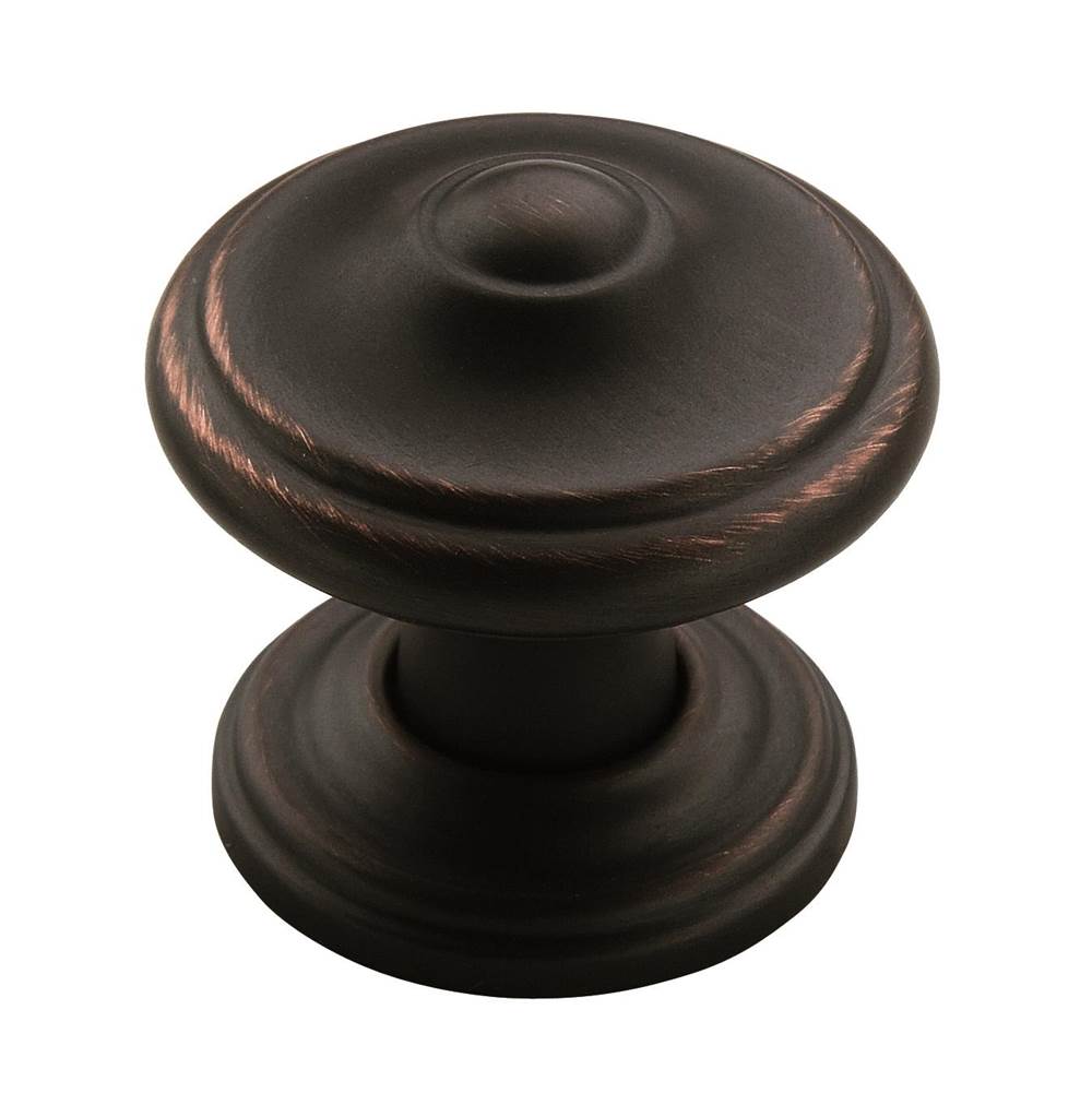 Amerock - Revitalize 1-1/4 in (32 mm) Diameter Oil-Rubbed Bronze Cabinet Knob - Oil Rubbed Bronze