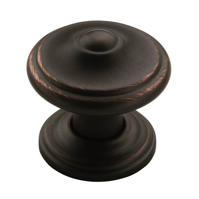 Amerock - Revitalize 1-1/4 in (32 mm) Diameter Oil-Rubbed Bronze Cabinet Knob - Oil Rubbed Bronze