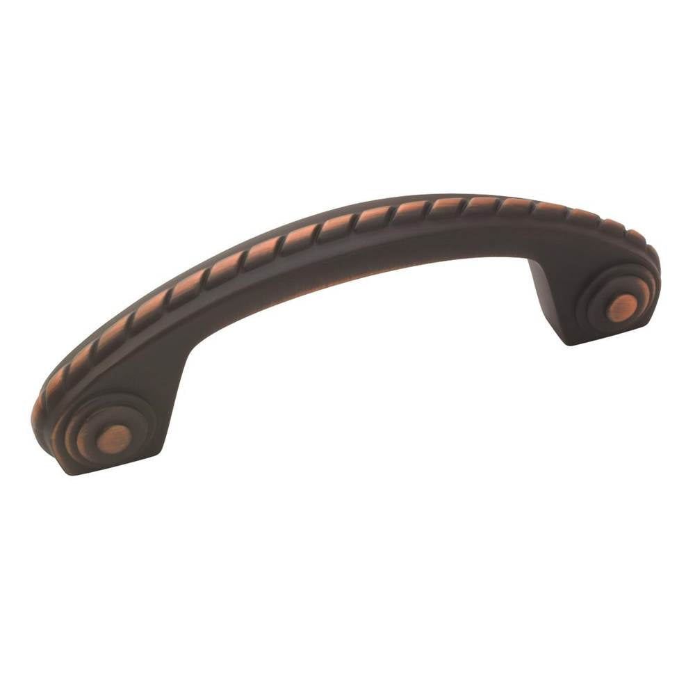 Amerock - Allison Value 3 in (76 mm) Center-to-Center Oil-Rubbed Bronze Cabinet Pull - Oil Rubbed Bronze
