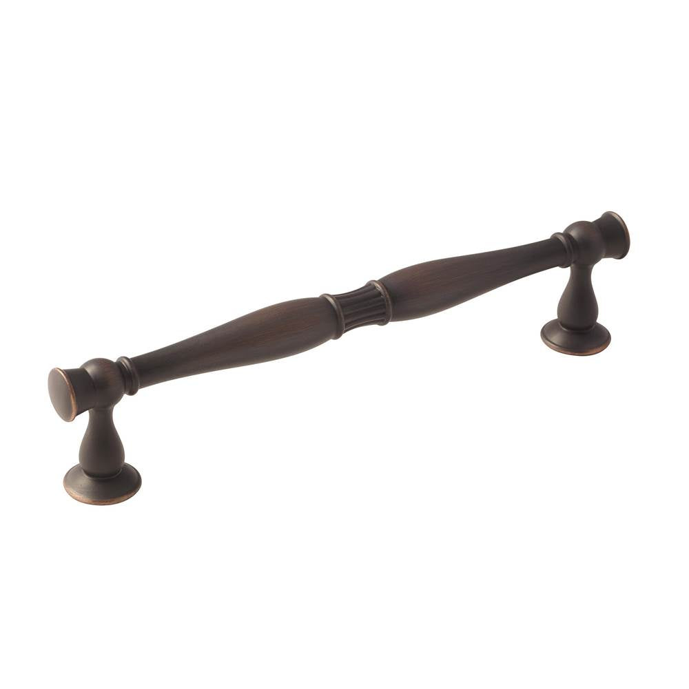 Amerock - Crawford 6-5/16 in (160 mm) Center-to-Center Oil-Rubbed Bronze Cabinet Pull - Oil Rubbed Bronze