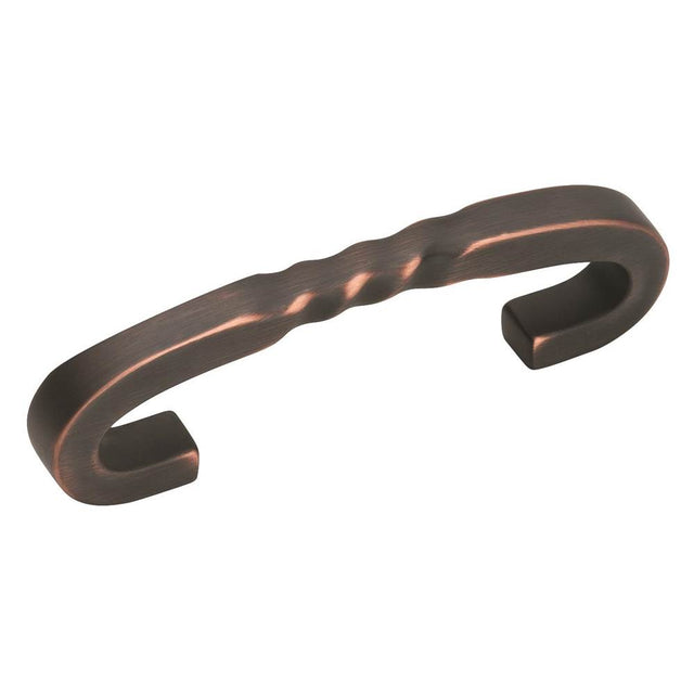 Amerock - Inspirations 3 in (76 mm) Center-to-Center Oil-Rubbed Bronze Cabinet Pull - Oil Rubbed Bronze