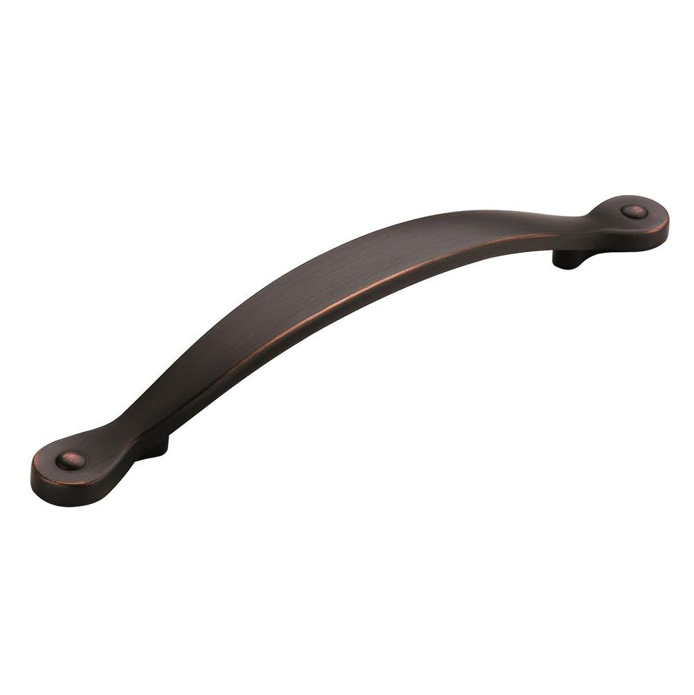 Amerock - Inspirations 5-1/16 in (128 mm) Center-to-Center Oil-Rubbed Bronze Cabinet Pull - Oil Rubbed Bronze