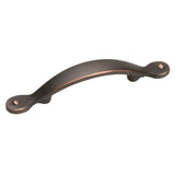 Amerock - Inspirations 3 in (76 mm) Center-to-Center Oil-Rubbed Bronze Cabinet Pull - Oil Rubbed Bronze