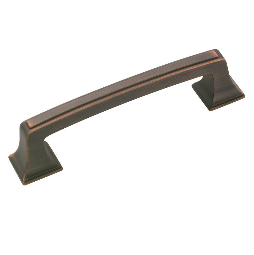 Amerock - Mulholland 3-3/4 in (96 mm) Center-to-Center Oil-Rubbed Bronze Cabinet Pull - Oil Rubbed Bronze
