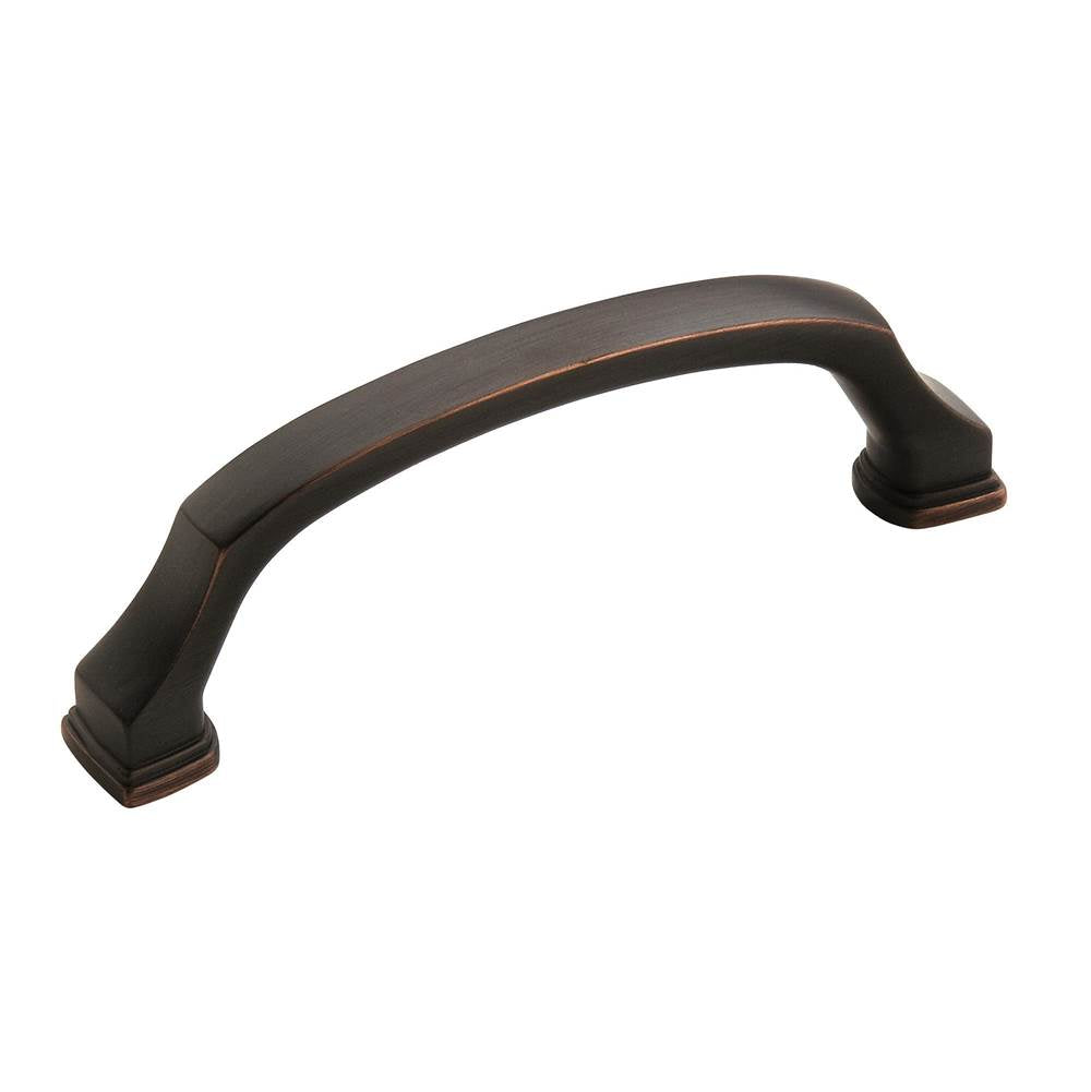 Amerock - Revitalize 3-3/4 in (96 mm) Center-to-Center Oil-Rubbed Bronze Cabinet Pull - Oil Rubbed Bronze
