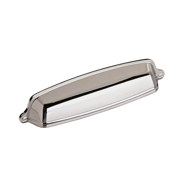 Amerock - Cup Pulls 5-1/16 in (128 mm) Center-to-Center Polished Chrome Cabinet Cup Pull - Polished Chrome