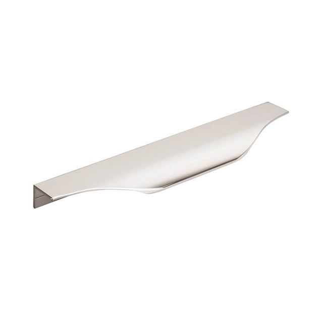 Amerock - Aloft 6-9/16 in (167 mm) Center-to-Center Polished Chrome Cabinet Edge Pull - Polished Chrome