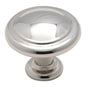 Amerock - Allison Value 1-1/4 in (32 mm) Diameter Polished Chrome Cabinet Knob - Polished Chrome