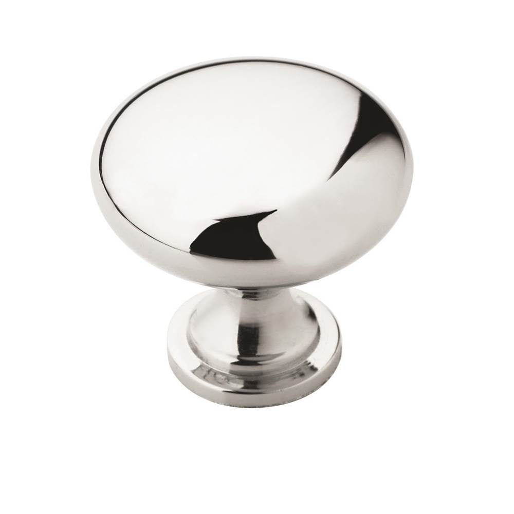 Amerock - Allison Value 1-1/4 in (32 mm) Diameter Polished Chrome Cabinet Knob - Polished Chrome