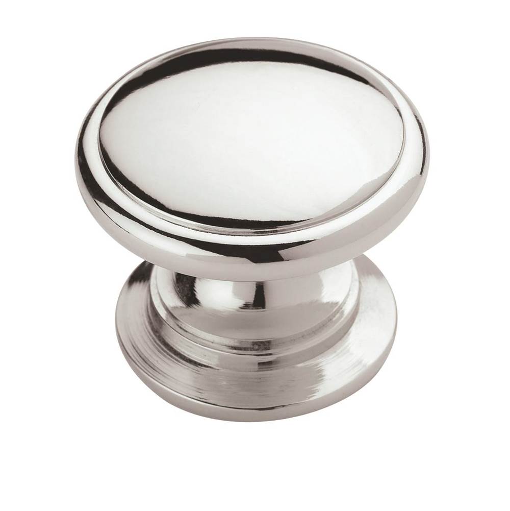 Amerock - Allison Value 1-1/4 in (32 mm) Diameter Polished Chrome Cabinet Knob - Polished Chrome