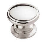 Amerock - Allison Value 1-1/4 in (32 mm) Diameter Polished Chrome Cabinet Knob - Polished Chrome