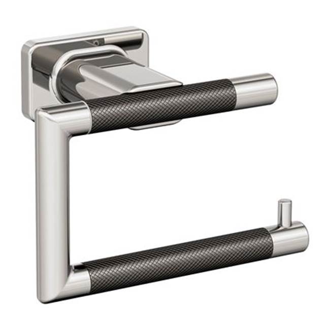 Amerock - Esquire Tissue Roll Holder - Polished Nickel,Gunmetal