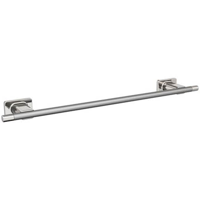 Amerock - Esquire Towel Bar - Polished Nickel,Stainless Steel