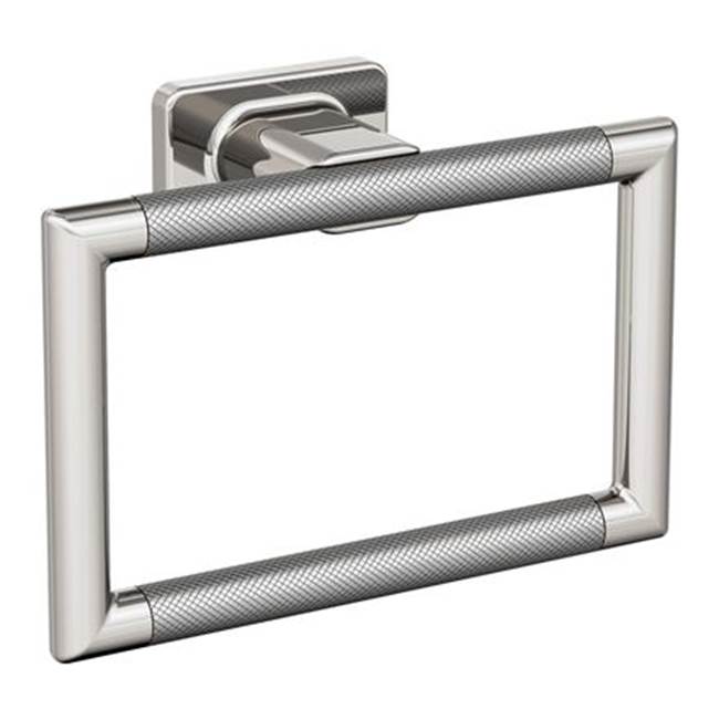 Amerock - Esquire Towel Ring - Polished Nickel,Stainless Steel