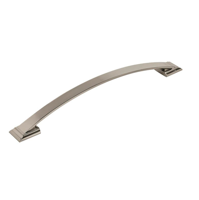 Amerock - Candler 12 in (305 mm) Center-to-Center Polished Nickel Appliance Pull - Polished Nickel