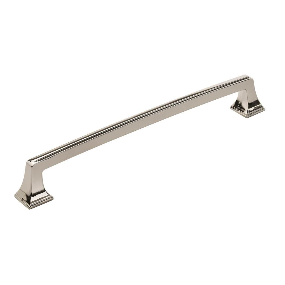 Amerock - Mulholland 12 in (305 mm) Center-to-Center Polished Nickel Appliance Pull - Polished Nickel