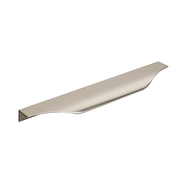 Amerock - Aloft 8-9/16 in (217 mm) Center-to-Center Polished Nickel Cabinet Edge Pull - Polished Nickel