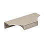 Amerock - Extent 4-3/16 in (106 mm) Center-to-Center Polished Nickel Cabinet Edge Pull - Polished Nickel
