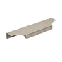 Amerock - Extent 6-9/16 in (167 mm) Center-to-Center Polished Nickel Cabinet Edge Pull - Polished Nickel