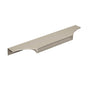 Amerock - Extent 8-9/16 in (217 mm) Center-to-Center Polished Nickel Cabinet Edge Pull - Polished Nickel