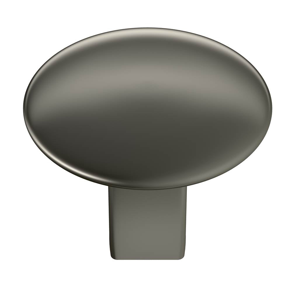 Amerock - Riva 1-1/4 in (32 mm) Diameter Polished Nickel Cabinet Knob - Polished Nickel