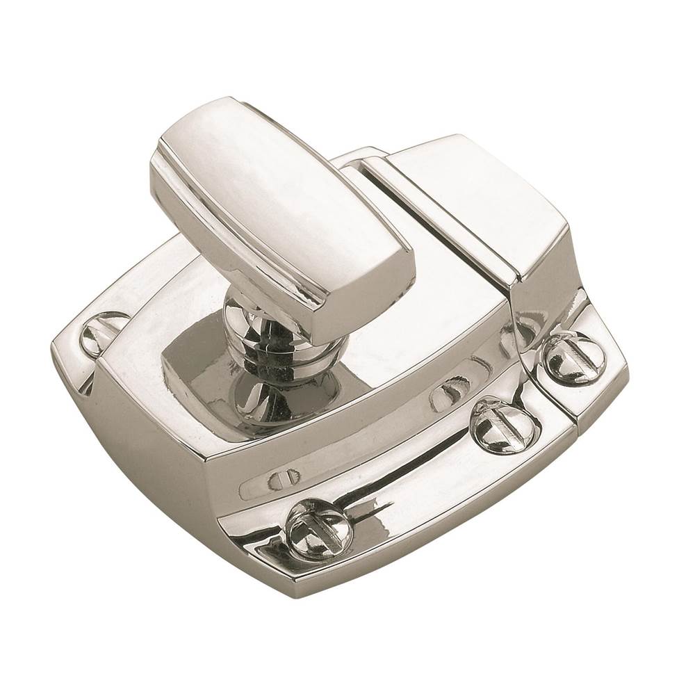 Amerock - Highland Ridge 1-7/8 in (48 mm) Length Polished Nickel Cabinet Latch - Polished Nickel