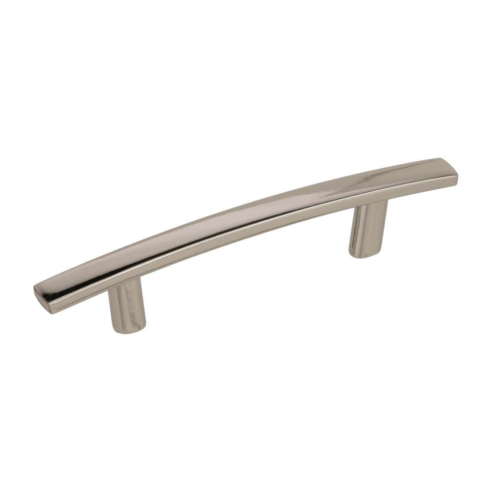 Amerock - Cyprus 3 in (76 mm) Center-to-Center Polished Nickel Cabinet Pull - Polished Nickel