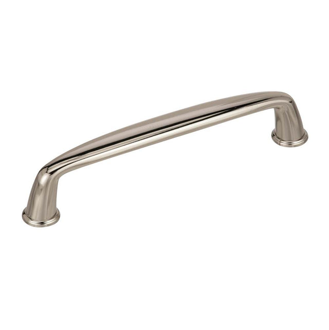 Amerock - Kane 5-1/16 in (128 mm) Center-to-Center Polished Nickel Cabinet Pull - Polished Nickel