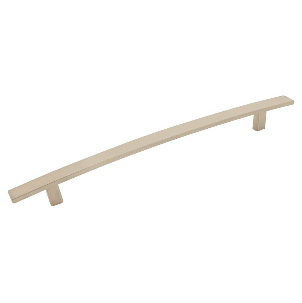 Amerock - Cyprus 12 in (305 mm) Center-to-Center Satin Nickel Appliance Pull - Satin Nickel
