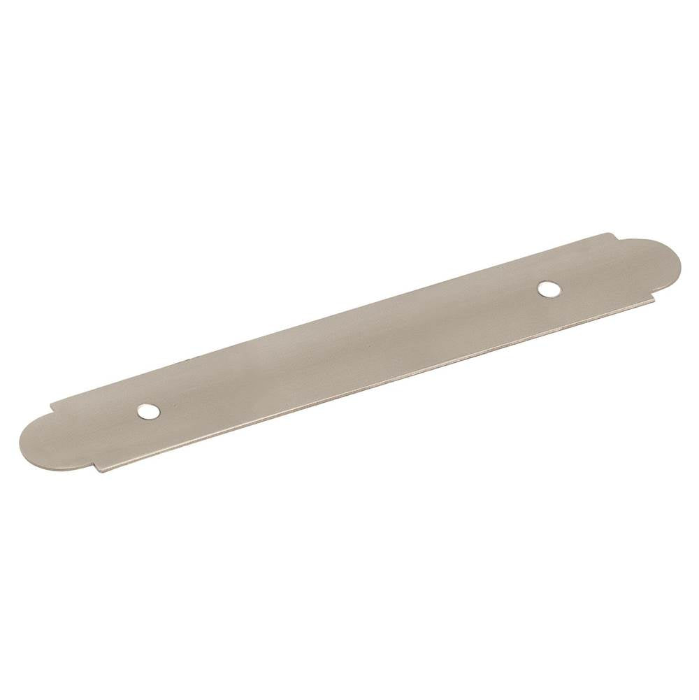 Amerock - Backplates 3 in (76 mm) Center-to-Center Satin Nickel Cabinet Backplate - Satin Nickel