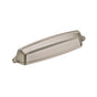 Amerock - AllisonE Value Hardware 5-1/16 in (128 mm) Center-to-Center Satin Nickel Cabinet Cup Pull - Satin Nickel